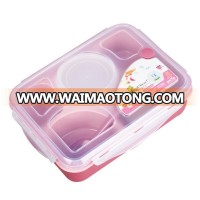 Foodgrade microwave airtight plastic lunch box