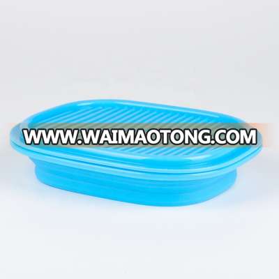 B10-1061 BPA Free Silicone Collapsible Lunchbox