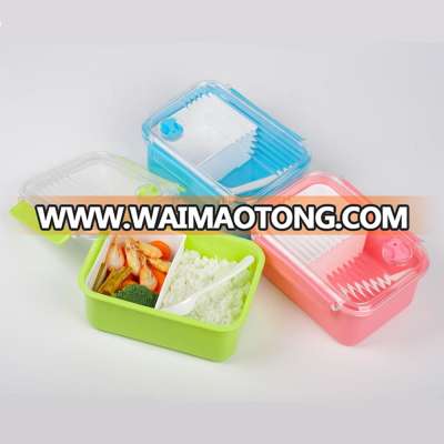 B10-1014 BPA Free PP Lunchbox With Spoon