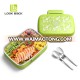 Amazon Leakproof microwave safe bento lunchbox with printing