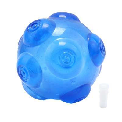 N25-0005 Dog Rubber Toys 3.5" Squeaky Dog Toy Interactive Training Playing Durable Dog Ball