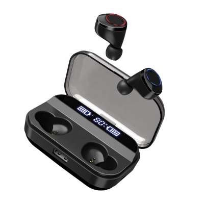 L12-0029 Wireless Earbuds Bluetooth IPX7 Waterproof and Built-in Microphone V5.0 Stereo Sound with 4000mAH Charging